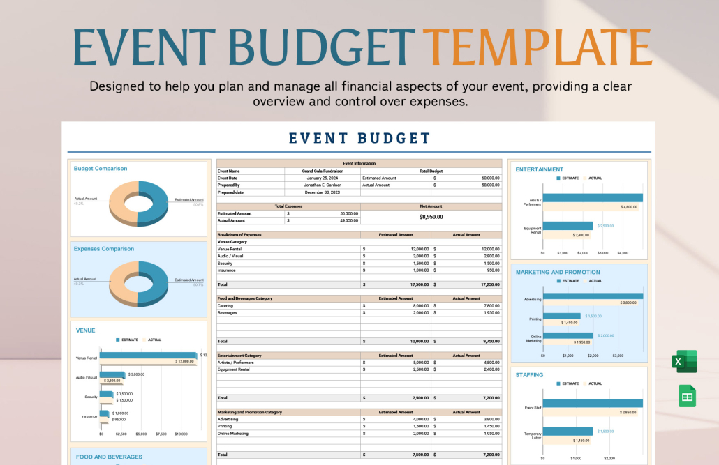 How to Create an Event Budget in Excel in Kenya